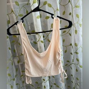 ZAFUL Crop top light beige